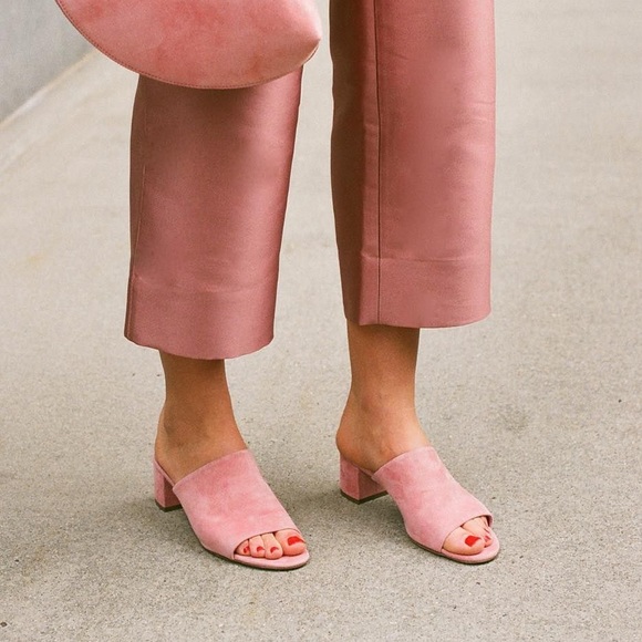 Mansur Gavriel Shoes - New Mansur Gavriel suede mules